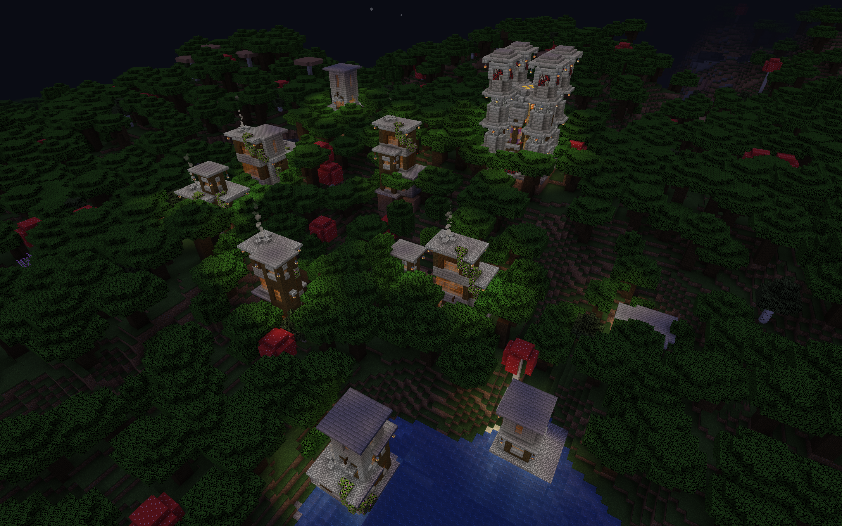 Dark forest settlement