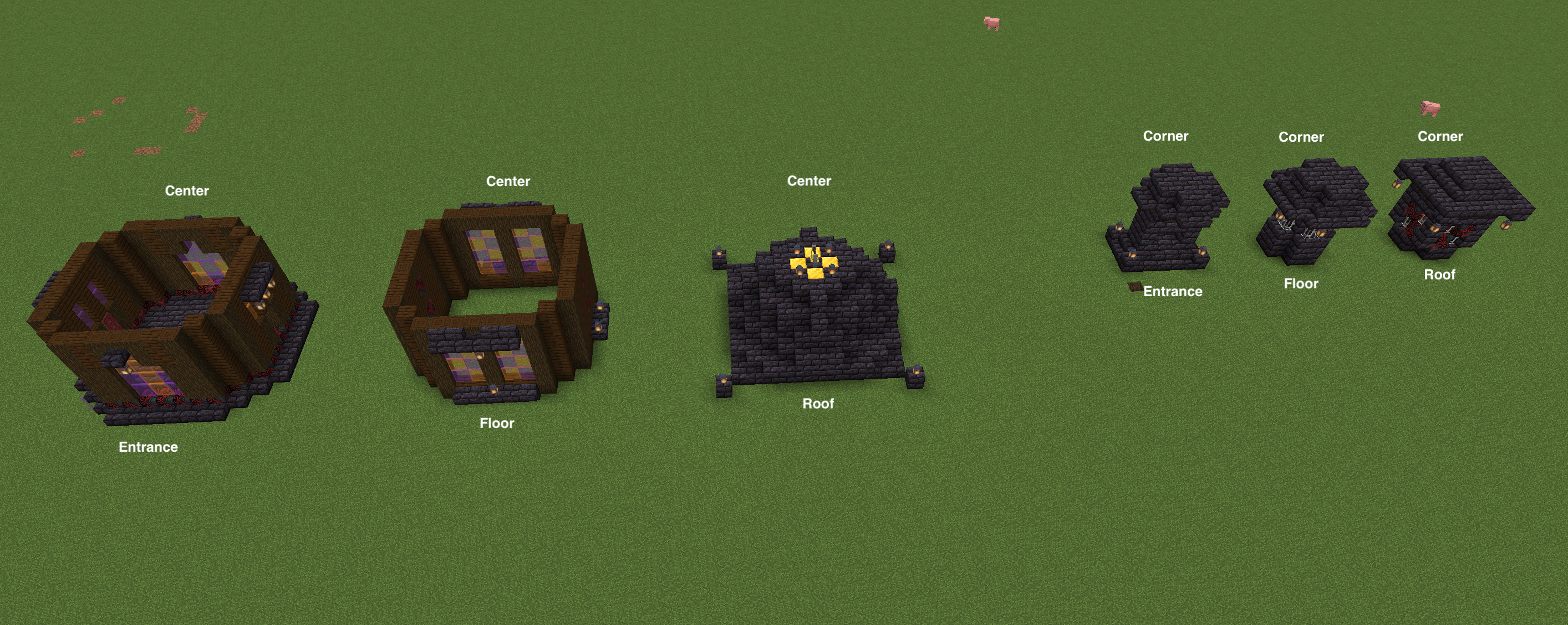 Worship place modular pieces