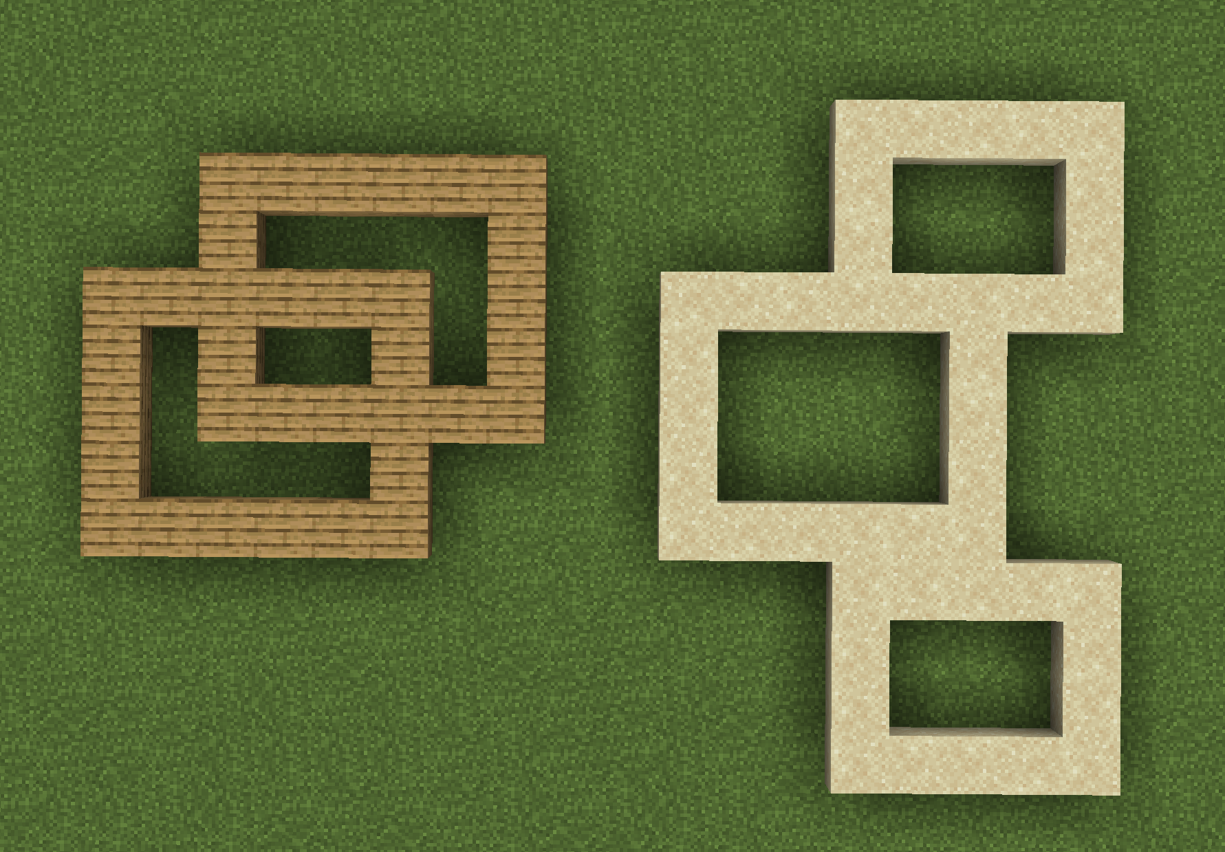 Two placement scenarios